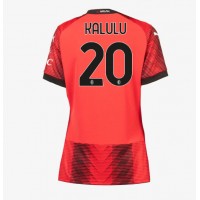 Dámy Fotbalový dres AC Milan Pierre Kalulu #20 2023-24 Domácí Krátký Rukáv